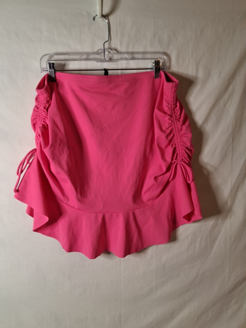 torrid Hot Pink Ruffle One-Piece Swim Skirt